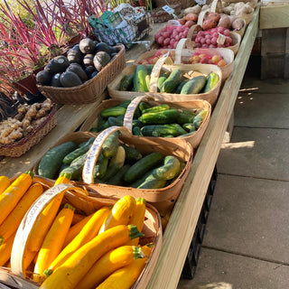 Fruit and vegetables at the market 