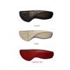 Three color options of a product labeled 'Caviar', 'Pearl', and 'Cardinal Red' on a white background.
