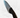 Knife with a dark gray handle on a white background